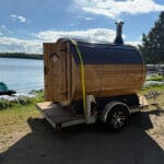 Galvanized Steel Drop-Down Mobile Sauna Trailer | Level & Portable - Image 16