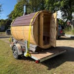 Galvanized Steel Drop-Down Mobile Sauna Trailer | Level & Portable - Image 17