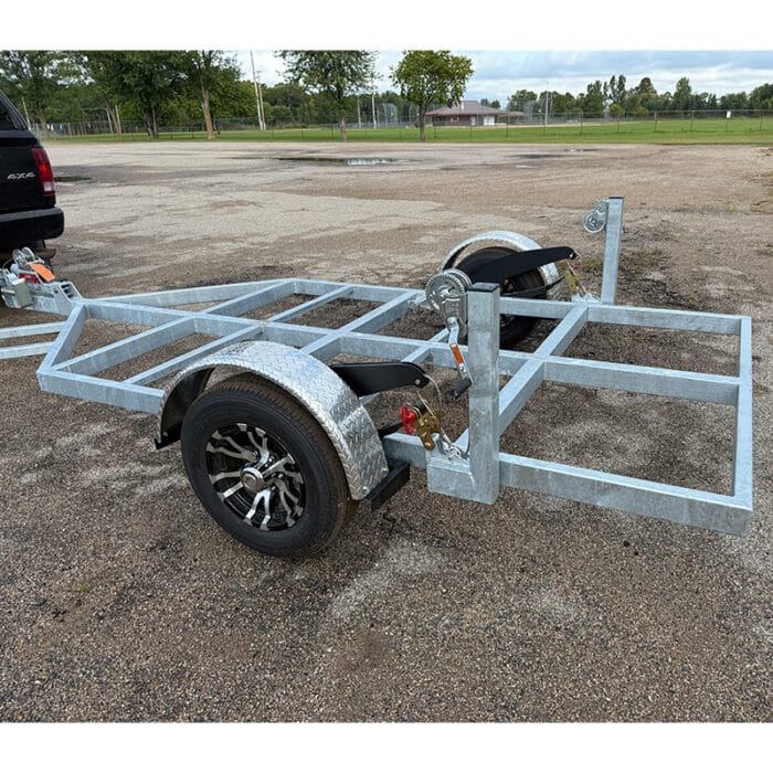 Galvanized Steel Drop-Down Mobile Sauna Trailer | Level & Portable - Image 4