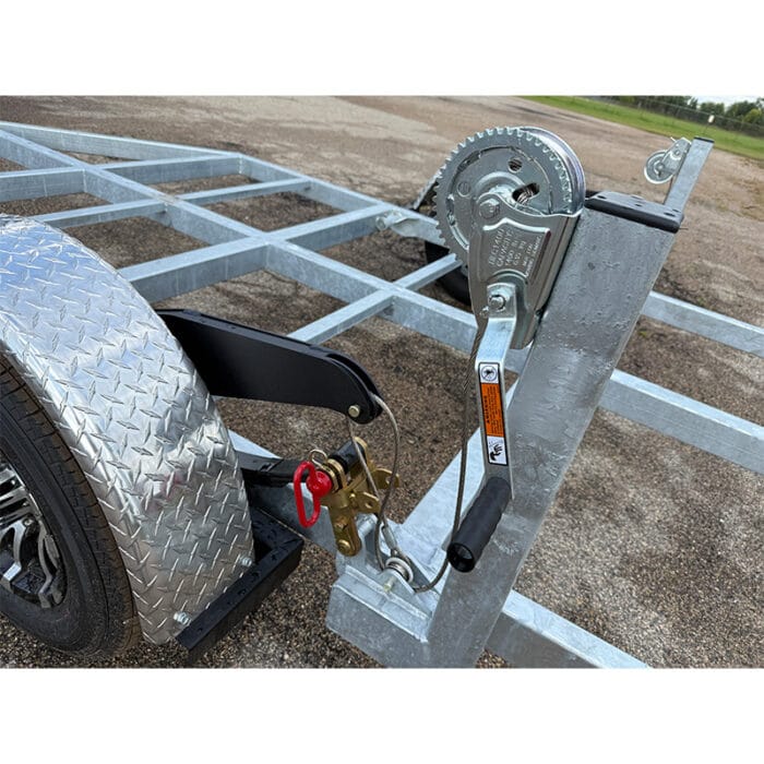 Galvanized Steel Drop-Down Mobile Sauna Trailer | Level & Portable - Image 3