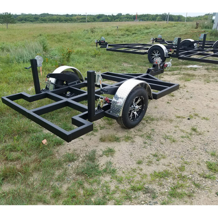 Sauna Trailer | Crank-Down Galvanized Steel | Multiple Widths and Lengths - Image 7