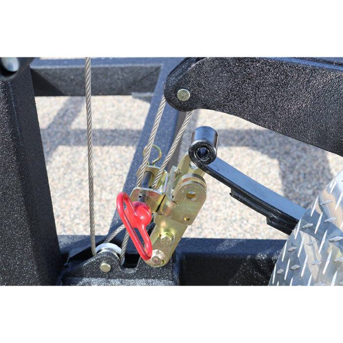 Sauna Trailer | Crank-Down Galvanized Steel | Multiple Widths and Lengths - Image 9