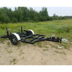 Sauna Trailer | Crank-Down Galvanized Steel | Multiple Widths and Lengths - Image 6