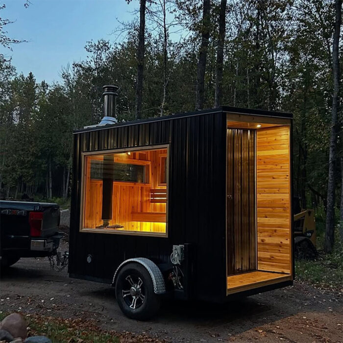 Sauna Trailer | Crank-Down Galvanized Steel | Multiple Widths and Lengths - Image 10
