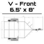 Sauna Trailer | Crank-Down Galvanized Steel | Multiple Widths and Lengths - Image 14