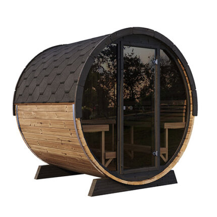 outdoor home sauna