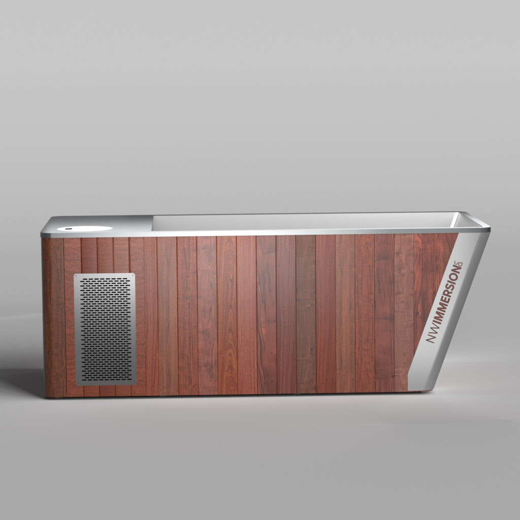 2HP cold plunge chiller cooling water to 32 degrees Fahrenheit