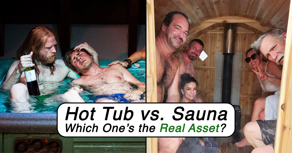 sauna vs hot tub