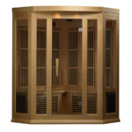 Maxxus cedar sauna with built-in Bluetooth sound system