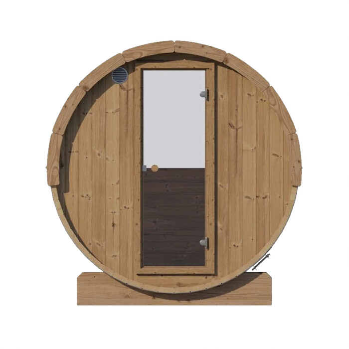 4 Person Barrel Sauna | Sauna Life | Model E7W | Rear Window - Image 2