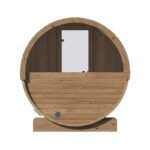 4 Person Barrel Sauna | Sauna Life | Model E7W | Rear Window - Image 4