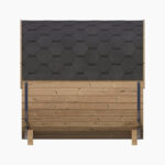 SaunaLife E7 barrel sauna kit designed for simple DIY assembly