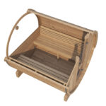6 Person Barrel Sauna Kits | Sauna Life | Model E8W | Rear Window - Image 3