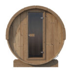 6 Person Barrel Steam Sauna | Sauna Life | Model E8 | Outdoor Barrel Sauna Kit - Image 2