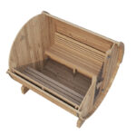 6 Person Barrel Steam Sauna | Sauna Life | Model E8 | Outdoor Barrel Sauna Kit - Image 5