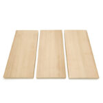 Quality cedar board with vertical grain for sauna construction