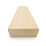 Vertical grain clear cedar 2x4 board for custom sauna construction