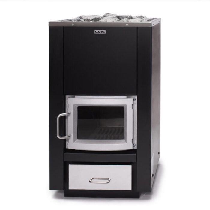Narvi 30/50 Wood-Burning Sauna Stove | Wood Fired Sauna Heater | Up to 50kW - Image 3