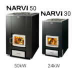 Narvi 30/50 Wood-Burning Sauna Stove | Wood Fired Sauna Heater | Up to 50kW - Image 2