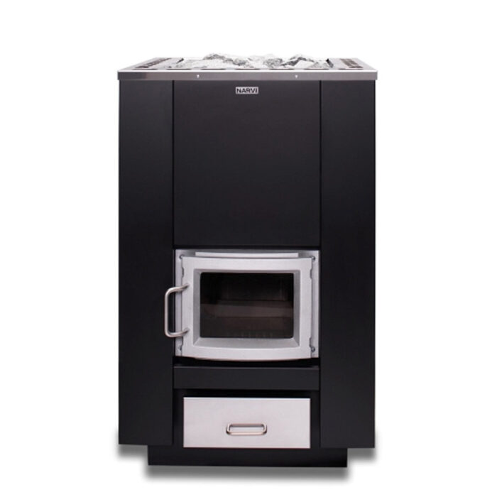 Narvi 30/50 Wood-Burning Sauna Stove | Wood Fired Sauna Heater | Up to 50kW - Image 4