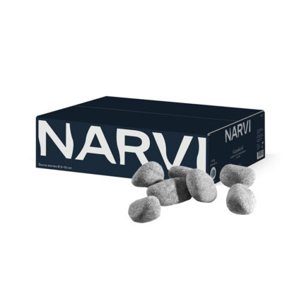 Narvi Round Stones | Sauna Stones | Rounded | 10-15cm | 44lbs