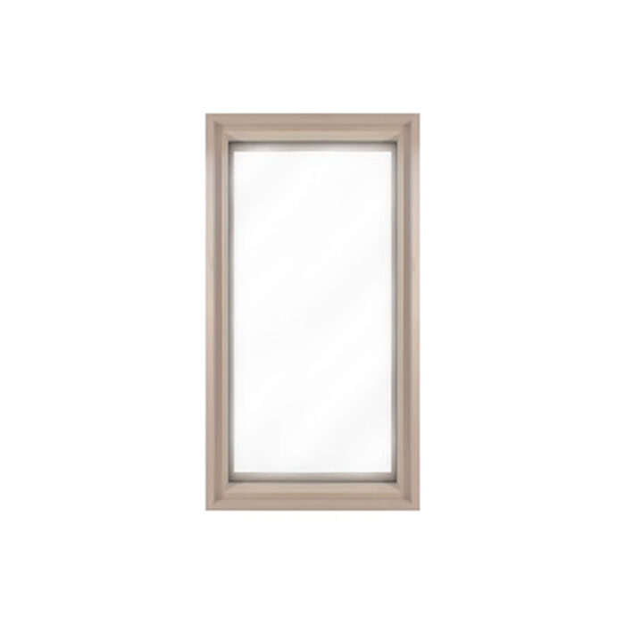 Standard Framed Dual Pane Glass Sauna Window Hemlock with Hemlock Jamb | 17-5/8" x 31" - Image 2