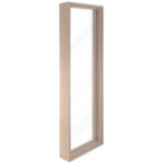 Standard Framed Dual Pane Glass Sauna Windows Hemlock with Hemlock Jamb | 17-5/8" x 61-5/8"
