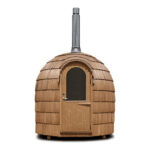 4 Person Iglusauna Single | Wood Burning Sauna | Ebony or Chestnut - Image 2
