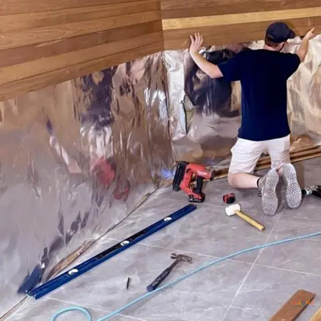 Astounding PROSAUNAS Vapor Barrier Foil Premium Moisture Control Astounding PROSAUNAS Vapor Barrier Foil Premium Moisture Control