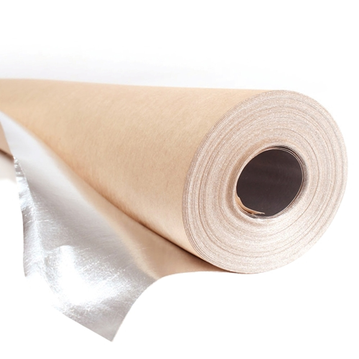 Sauna vapor barrier roll for sauna walls and ceiling