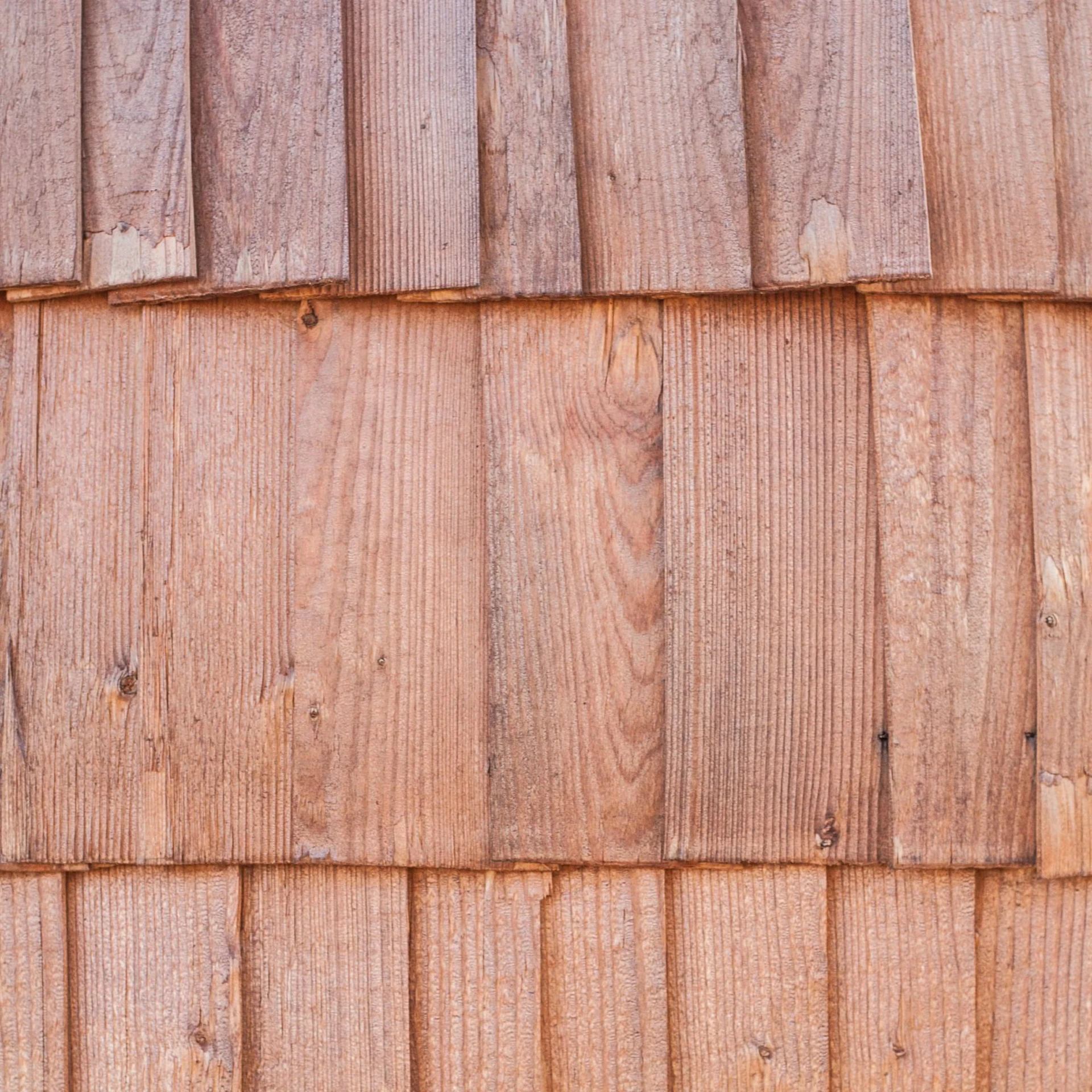 Sauna exterior finish option in chestnut
