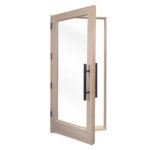 PROSAUNAS Prehung Solid Wood Sauna Door with Insulated Glass | Douglas Fir Sauna Door | Hemlock Jamb | Dual-Pane Insulated Glass | 3 Sizes - Image 3