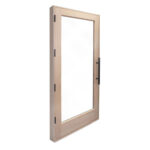 PROSAUNAS Prehung Solid Wood Sauna Door with Insulated Glass | Douglas Fir Sauna Door | Hemlock Jamb | Dual-Pane Insulated Glass | 3 Sizes - Image 9