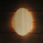 HUUM OVO Light | Sauna Lighting | Wood - Image 2