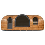 6 Person Iglusauna Panoramic | Luxury Outdoor Sauna | Ebony or Chestnut - Image 2