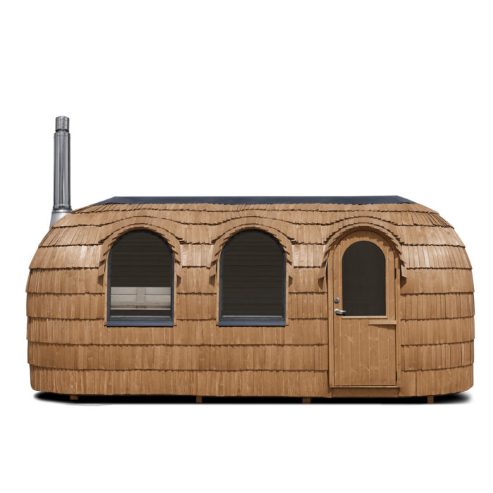 6 Person Iglusauna Triple | Wooden Sauna | Ebony or Chestnut - Image 2