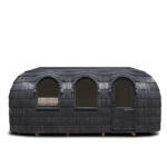 6 Person Iglusauna Triple | Electric Sauna | Ebony or Chestnut