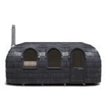 6 Person Iglusauna Triple | Wooden Sauna | Ebony or Chestnut