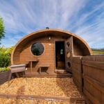 8 Person Hobbit Sauna Model G11 | Outdoor Pod Sauna Kit | Electric and Wood Fire Heating Options - Image 13