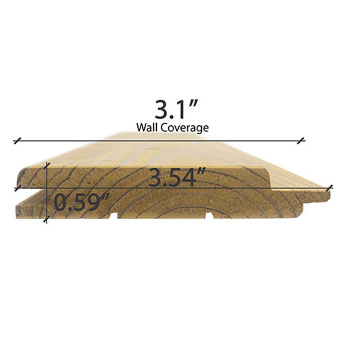 1" x 4" Cedar Tongue and Groove | Western Red Cedar Planks - Image 4