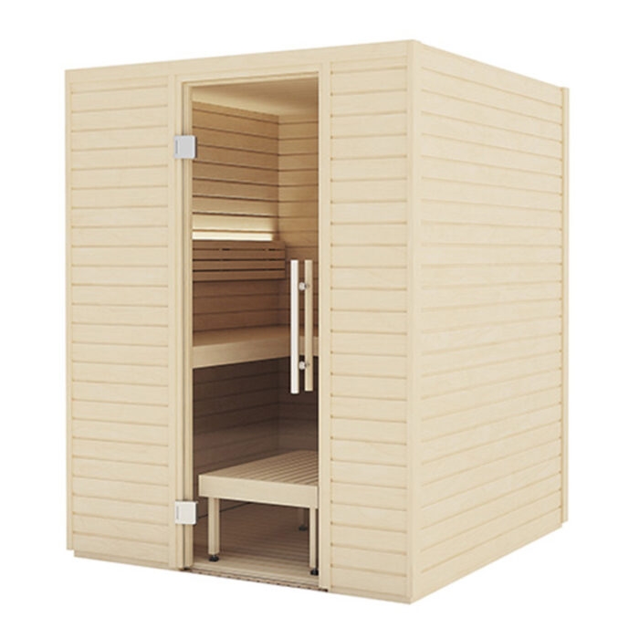 2 Person Luxury Modern Indoor Sauna | Auroom Baia Model | Aspen or Thermo-Aspen - Image 2