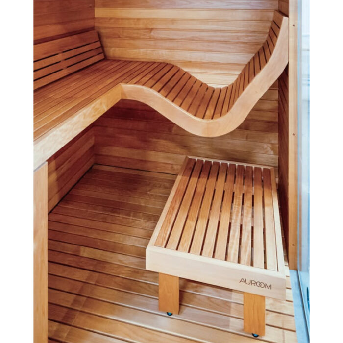 2 Person Luxury Modern Indoor Sauna | Auroom Baia Model | Aspen or Thermo-Aspen - Image 9
