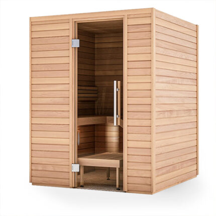 2 Person Luxury Modern Indoor Sauna | Auroom Baia Model | Aspen or Thermo-Aspen