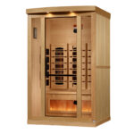 2 Person Infrared Sauna with Himalayan Salt Bar | Sunrise Model | Full Spectrum - Image 4