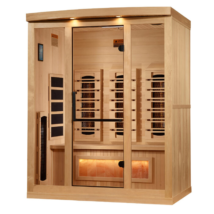 3 Person Infrared Sauna with Himalayan Salt Bar | Supernova Model | Full Spectrum - Image 3