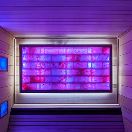 Large Himalayan Salt Sauna Feature Wall with LED | 24", 36", or 48" Height