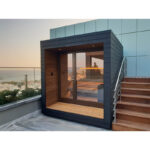 5 Person Arti High End Sauna | Fully Assembled Outdoor Cabin with Terrace - Image 5