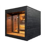 5 Person Arti High End Sauna | Fully Assembled Outdoor Cabin with Terrace