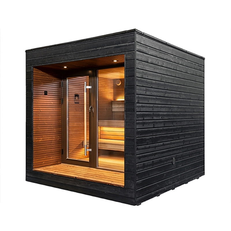 auroom arti _ mian pic 1 5 Person Arti High End Sauna | Fully Assembled Outdoor Cabin with Terrace - Image 1