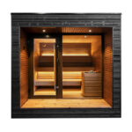 5 Person Arti High End Sauna | Fully Assembled Outdoor Cabin with Terrace - Image 2